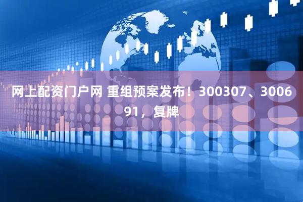 网上配资门户网 重组预案发布！300307、300691，复牌